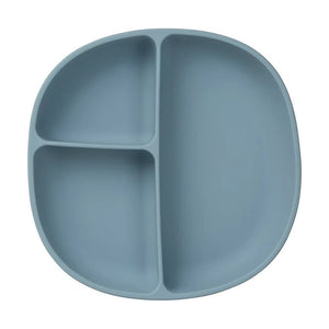 Silicone Plate & Lid (Ocean)