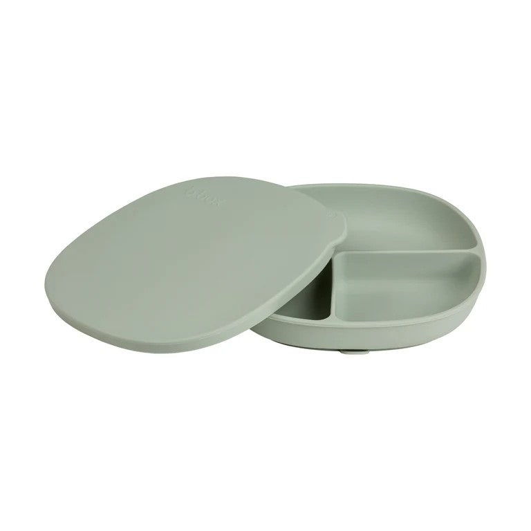 Silicone Plate & Lid (Sage)