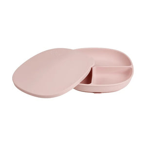 Silicone Plate & Lid (Blush)