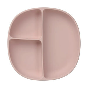 Silicone Plate & Lid (Blush)