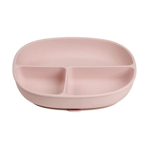 Silicone Plate & Lid (Blush)