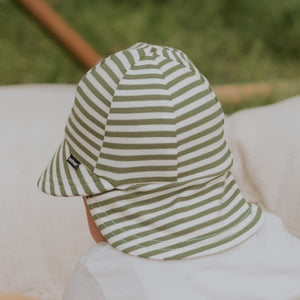 Legionnaire Flap Sun Hat (Khaki Stripe)