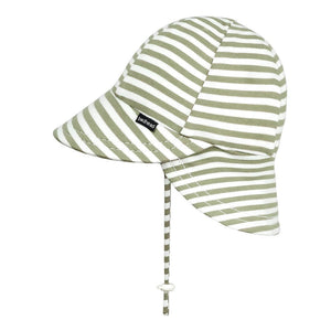 Legionnaire Flap Sun Hat (Khaki Stripe)