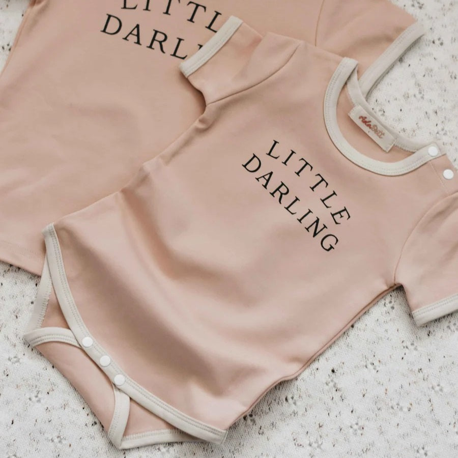 Little Darling SS Bodysuit (Pink)