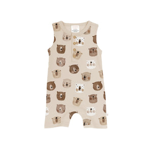 Beary Cute Sleeveless Romper