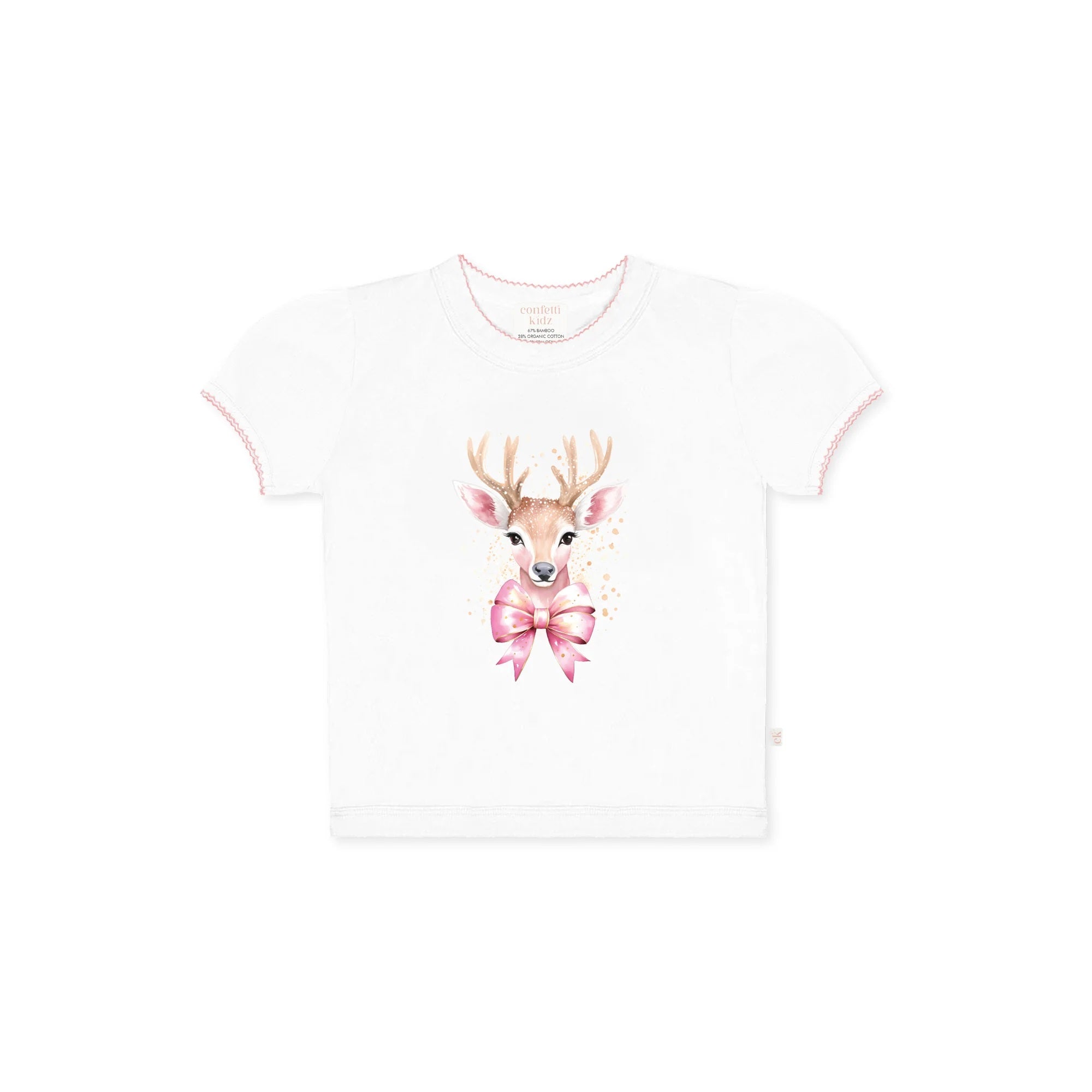 Golden Reindeer Tee