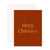 Merry Christmas Crimson Greeting Card