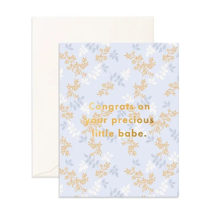 Precious Babe Juniper Greeting Card