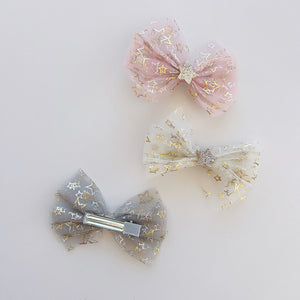 Star & Tulle Bow Clip (3 Colours)