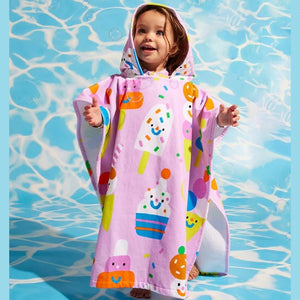 Kids Hooded Towel (Sundae Fun Day)