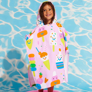 Kids Hooded Towel (Sundae Fun Day)