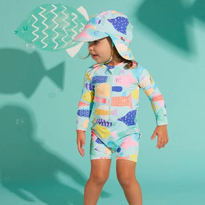 Long Sleeve Super Suit (Rainbow Reef)