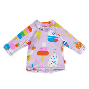 Long Sleeve Rash Vest (Sundae Fun Day)