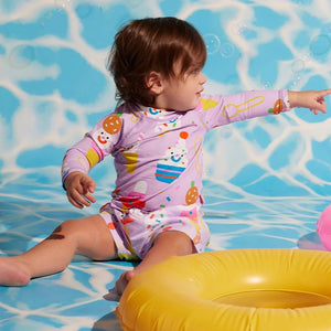 Long Sleeve Rash Vest (Sundae Fun Day)