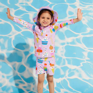 Long Sleeve Rash Vest (Sundae Fun Day)