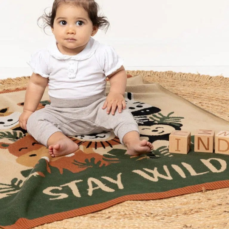 Stay Wild Jungle Blanket