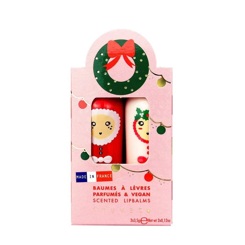 Duo Lip Balms Christmas Garland