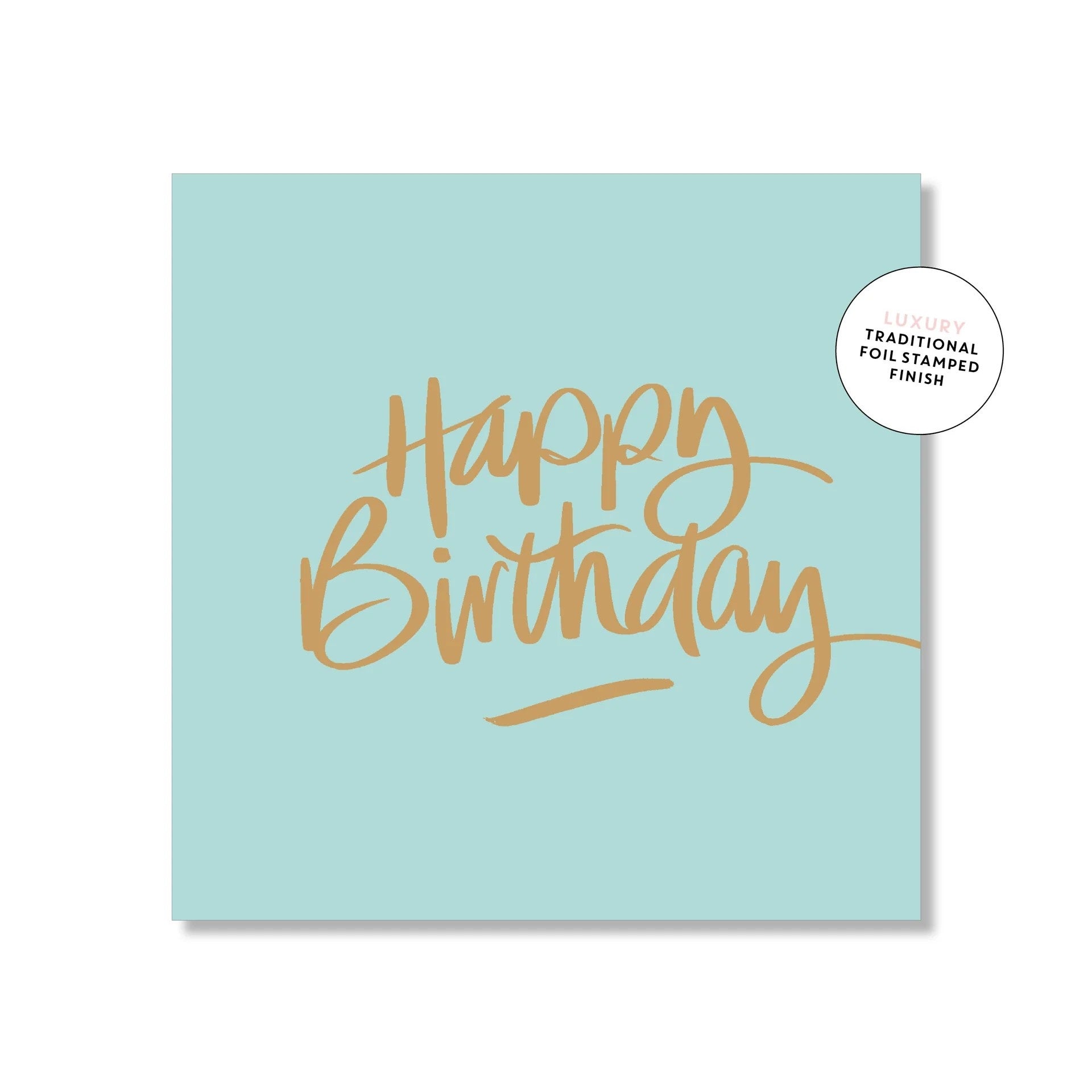 Birthday Script - Minty Greeting Card