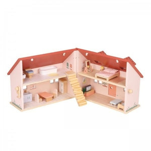 Mini Folding Doll House with Furniture