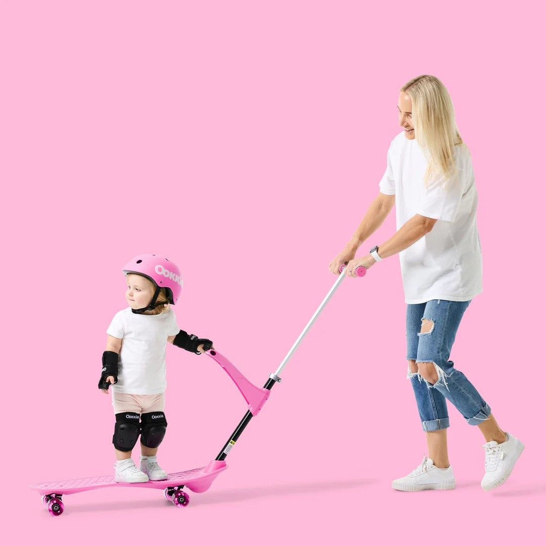 Ookkie Learner Skateboard (Pink)