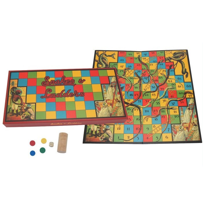 Retro Board Game - Snakes & Ladders