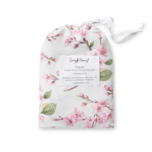 Cherry Blossom Organic Bassinet Sheet/ Change Pad Cover