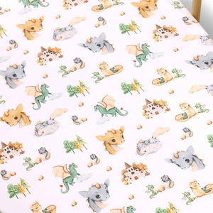 Dragon Fitted Cot Sheet