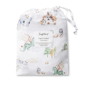 Dragon Fitted Cot Sheet