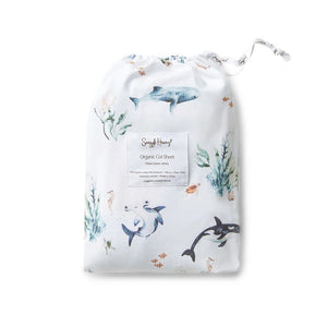 Ocean Fitted Cot Sheet