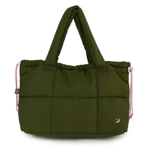 Khaki Marshmellow Midi Tote