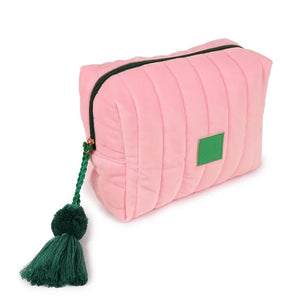 Pink Velvet Cosmetic Case