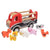 Wooden Pullback Farm Truck With Animals