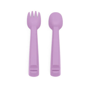 Feedie Fork & Spoon Set (Lilac)