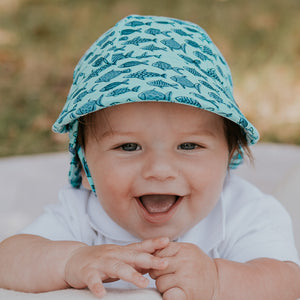 Legionnaire Flap Sun Hat (Fish)