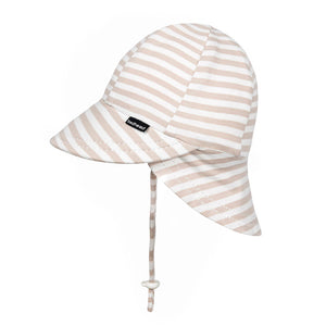 Legionnaire Flap Sun Hat (Natural Stripe)