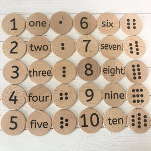 Number Recognition Discs