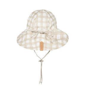 Wanderer Girls Reversible Bucket Sun Hat (Flynn/Flax)