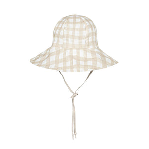 Wanderer Girls Reversible Bucket Sun Hat (Flynn/Flax)