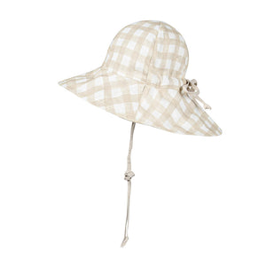 Wanderer Girls Reversible Bucket Sun Hat (Flynn/Flax)