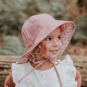 Wanderer Girls Reversible Bucket Sun Hat (Ramble/Rosa)