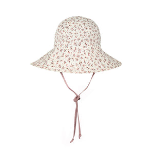 Wanderer Girls Reversible Bucket Sun Hat (Ruby/Rosa)