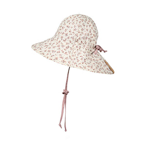 Wanderer Girls Reversible Bucket Sun Hat (Ruby/Rosa)