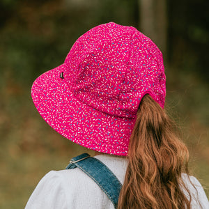 Ponytail Bucket Sun Hat (Sprinkles)