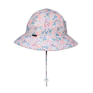 Ponytail Swim Bucket Beach Hat (Blossom)