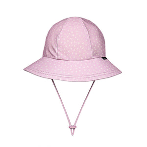 Ponytail Swim Bucket Beach Hat (Lila)