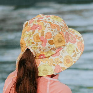 Ponytail Swim Bucket Beach Hat (Tallulah)