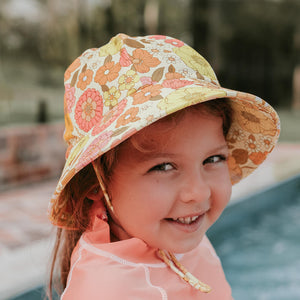 Ponytail Swim Bucket Beach Hat (Tallulah)