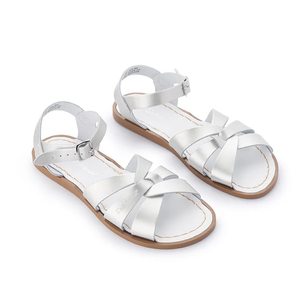 Salt Water Womens Original Sandals (Silver)