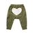 Mistletoe Heart Pants (Green)