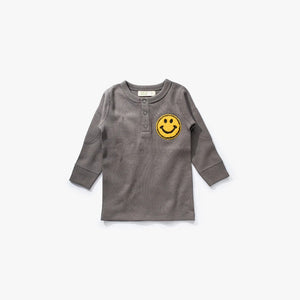 Be Happy Waffle LS Tee